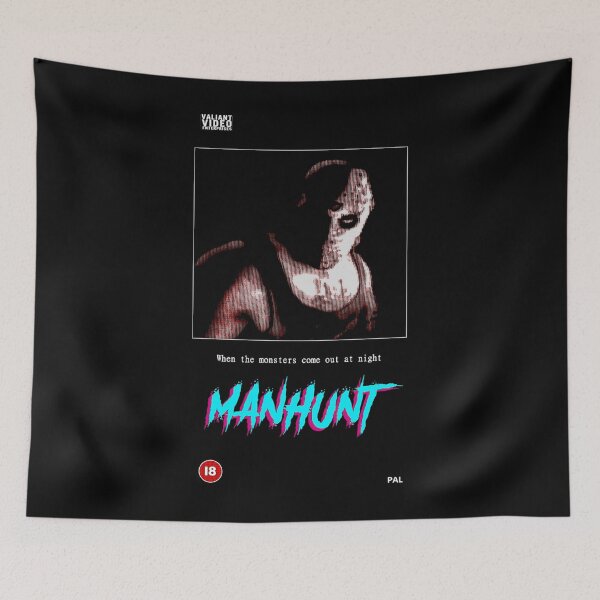 Item preview,  Manhunt Vhs Movie Cover designed and sold by den-design1204.