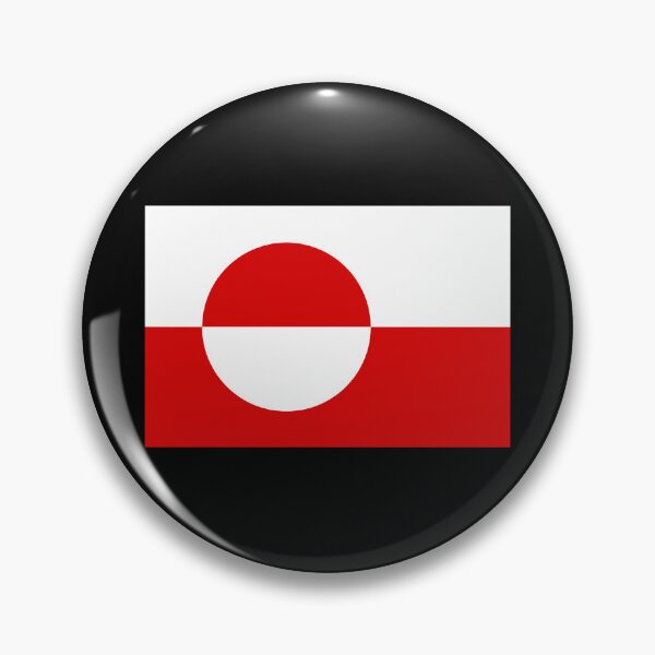 Item preview, Greenland Flag designed and sold by PatternGallery.