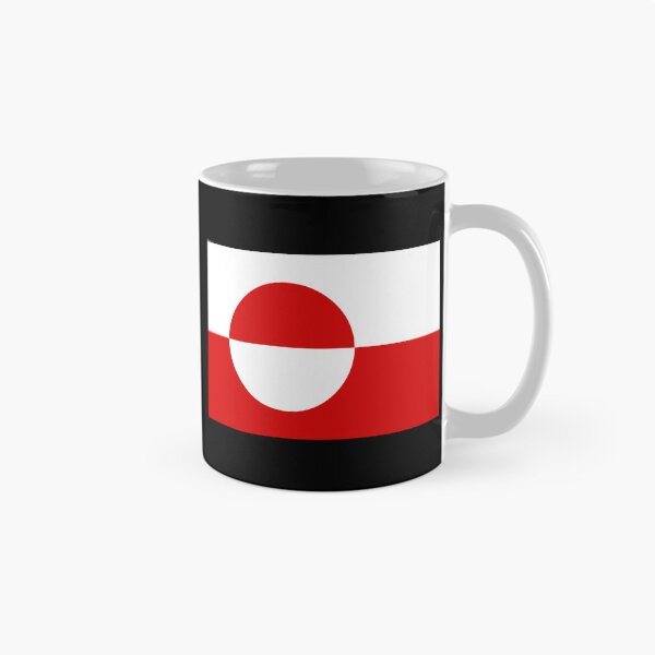 Item preview, Greenland Flag designed and sold by PatternGallery.