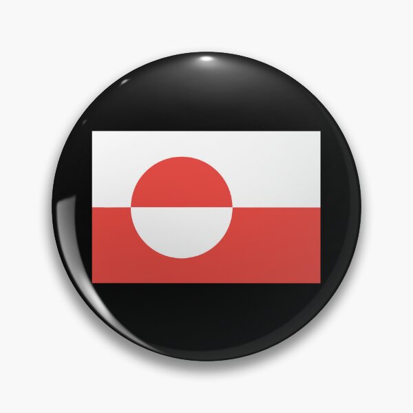 Item preview, Greenland Flag designed and sold by PatternGallery.