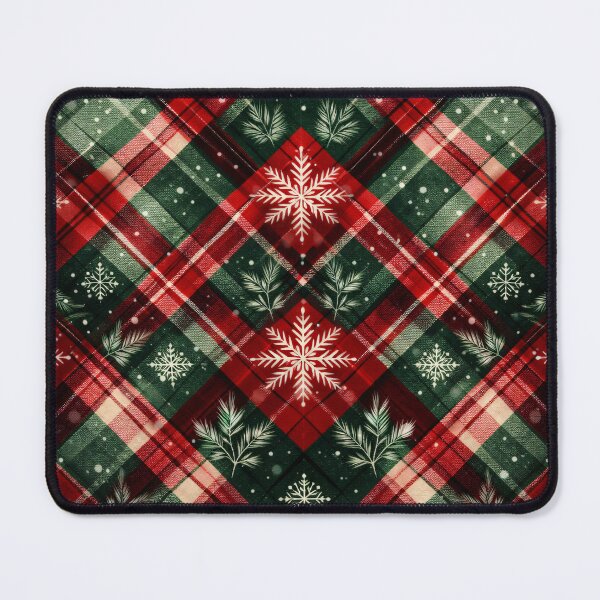 Item preview, Snowflake Tartan Plaid designed and sold by Kaleidoscope Print.