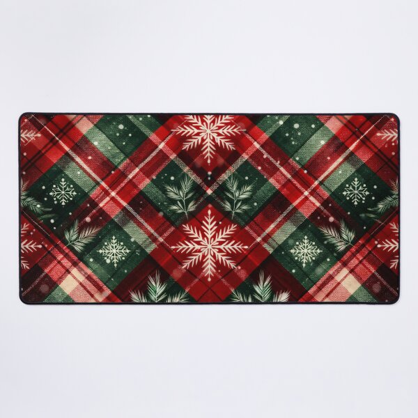Item preview, Snowflake Tartan Plaid designed and sold by Kaleidoscope Print.