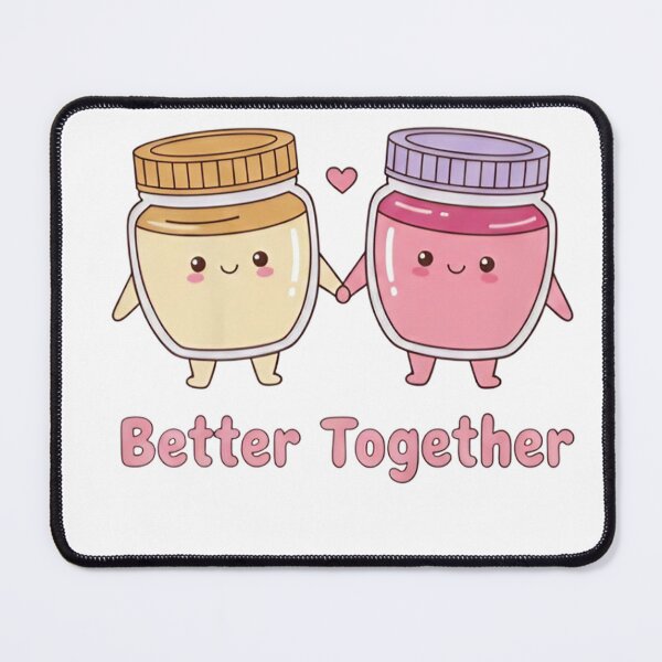 Item preview, Cute Peanut Butter and Jelly Couple Kawaii Valentine T-Shirt PB&J Love Cartoon Matching Gift Tee designed and sold by ZyxDes.