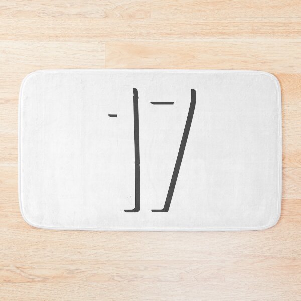 Item preview, Number 17 Bold Typography designed and sold by bkekmqmher66.