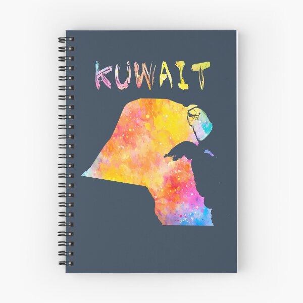 Item preview, Vibrant Kuwait Map Watercolor Art Silhouette designed and sold by mashmosh.