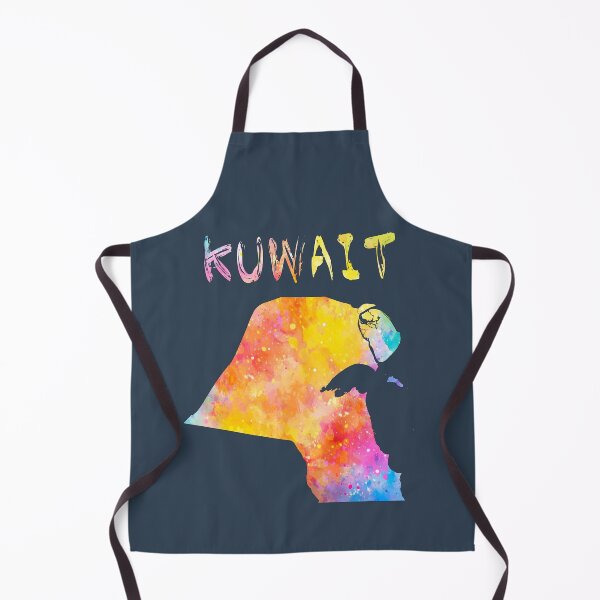 Item preview, Vibrant Kuwait Map Watercolor Art Silhouette designed and sold by mashmosh.