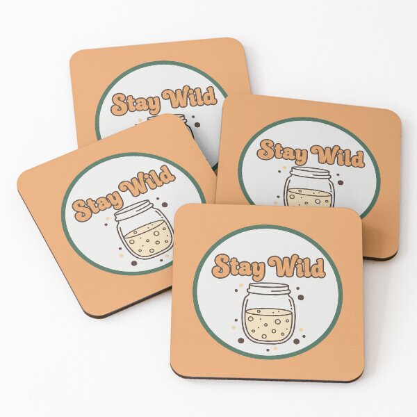 Item preview, Stay Wild Sourdough Starter Retro 70s Design designed and sold by AIEngine.
