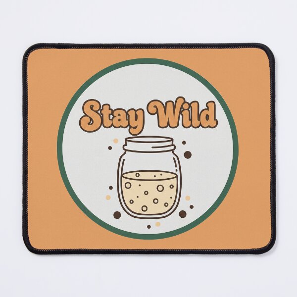 Item preview, Stay Wild Sourdough Starter Retro 70s Design designed and sold by AIEngine.