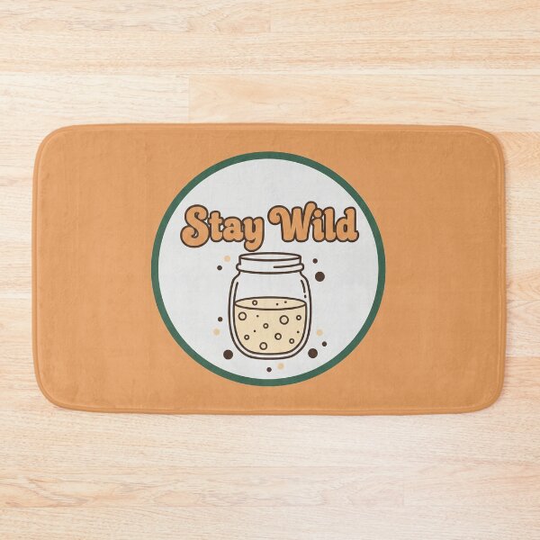 Item preview, Stay Wild Sourdough Starter Retro 70s Design designed and sold by AIEngine.