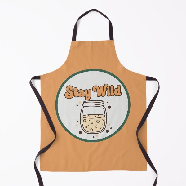 Item preview, Stay Wild Sourdough Starter Retro 70s Design designed and sold by AIEngine.