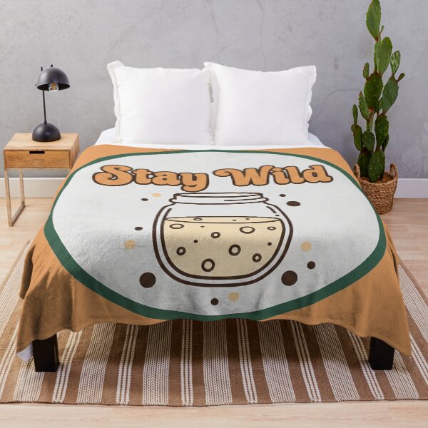 Item preview, Stay Wild Sourdough Starter Retro 70s Design designed and sold by AIEngine.