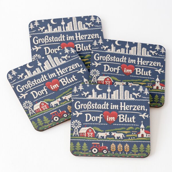 Item preview, Big city at its heart, village in its blood, knitwear design designed and sold by Mauswohn.