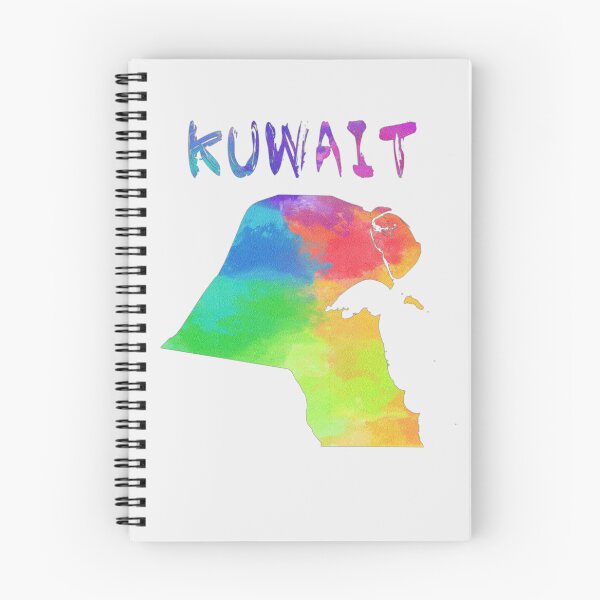 Item preview, Kuwait Map Watercolor Artistic Colorful Silhouette designed and sold by mashmosh.