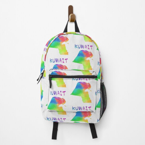 Item preview, Kuwait Map Watercolor Artistic Colorful Silhouette designed and sold by mashmosh.