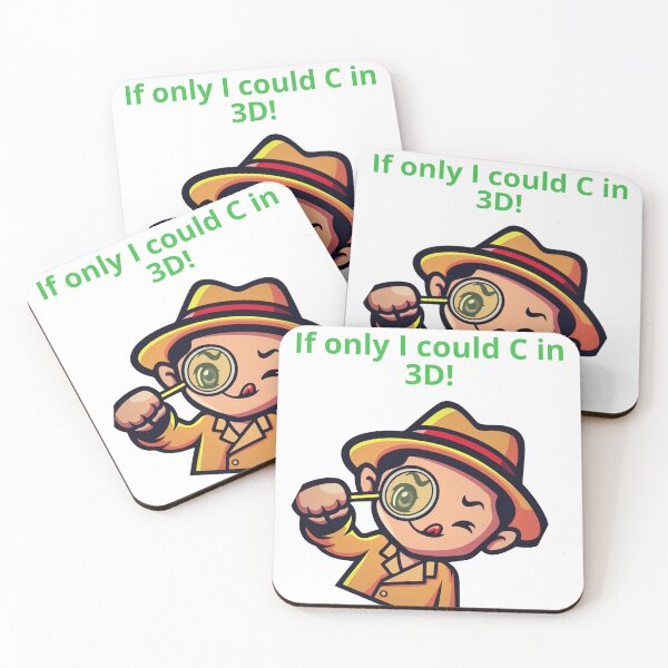 Item preview, Science Humor, C in 3D designed and sold by PiperParrot.