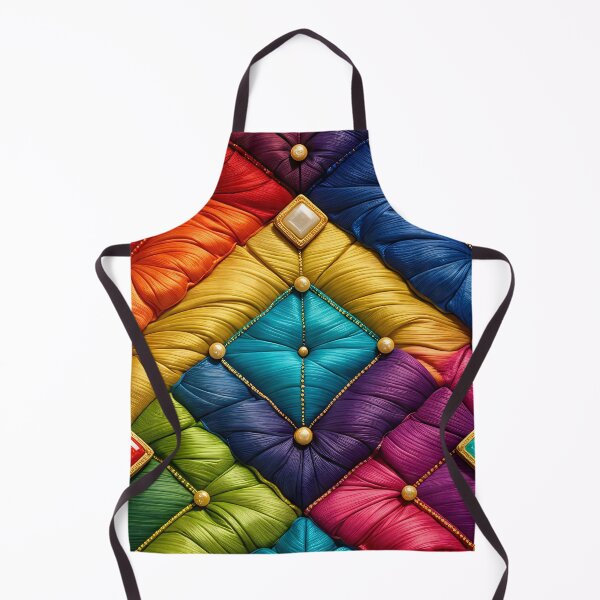 Item preview, Rainbow Velvet Tufted Pattern designed and sold by Kaleidoscope Print.