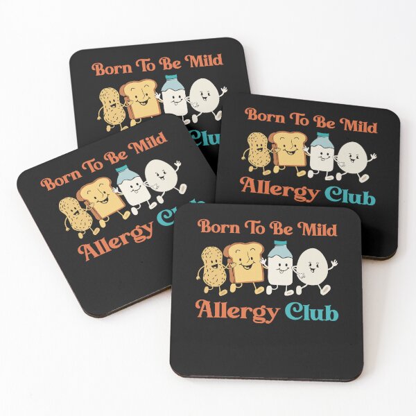 Item preview, Funny Allergy Club Born Mild Weak Food Allergic Joke designed and sold by farhanhafeez.