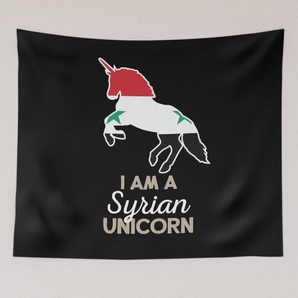 Item preview, Syria Flag Syrian Unicorn designed and sold by countryflags.