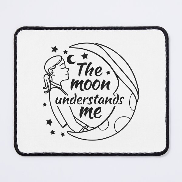 Item preview, The Moon Understands Me Dreamy Celestial Art designed and sold by Jirada.