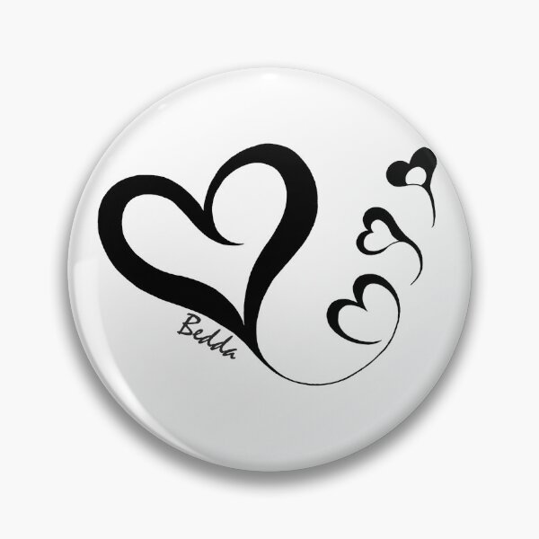 Item preview, Love Heart Collection 9 - Black on White designed and sold by EthaArch.