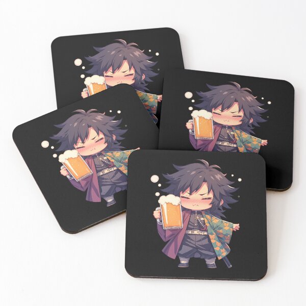 Item preview, Giyu Tomioka Kimetsu Yaiba Chibi Calm Stoic Frothy Mug Stare designed and sold by riadjamai.