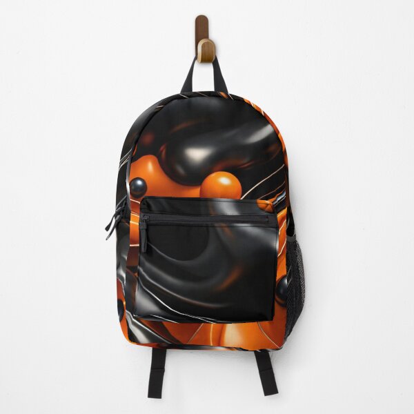 Item preview, Molten Onyx & Tangerine Flow designed and sold by Kaleidoscope Print.