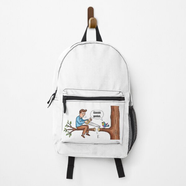 Item preview, Classic Genius Funny Cartoon Irony Illustration designed and sold by JustFunnyStuff.