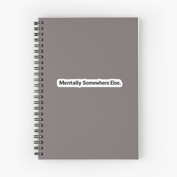 Item preview, Mentally Somewhere Else – Relatable Work Sticker designed and sold by Elloracomplex.