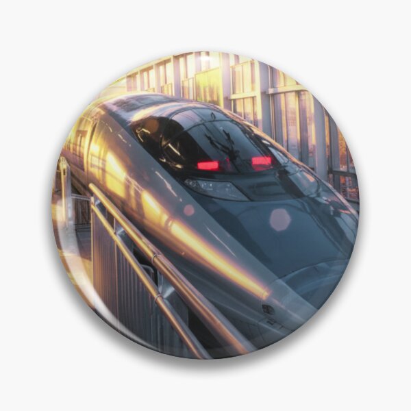 Item preview, Shinkansen 500 Series at Sunset – Japanese Bullet Train Art designed and sold by JapanPopArt.