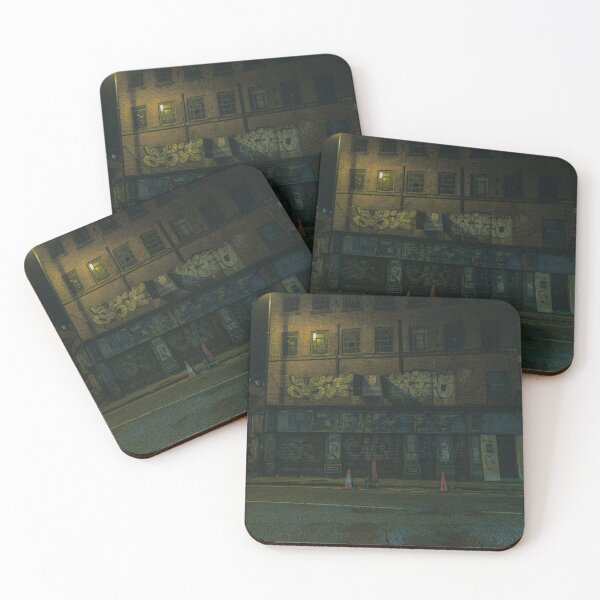 Item preview, Night City Street  designed and sold by shelteredinside.