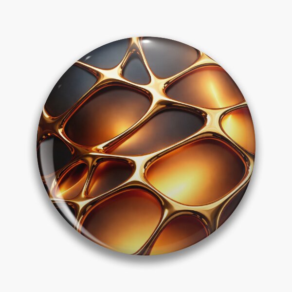 Item preview, Amber Glow Gold Lattice designed and sold by Kaleidoscope Print.