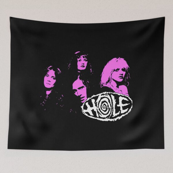 Item preview, Four Pink Silhouette Woman Grunge Band designed and sold by ananimyim.