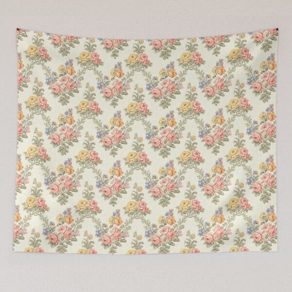 Item preview, Rococo Floral Pattern | Elegant Vintage Flower Design | Ornate French Inspired Seamless Art designed and sold by Tamas Das.
