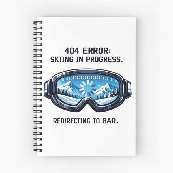 Artikelvorschau, 404-Fehler – Skifahren im Gange – Après-Ski-Technikhumor entworfen und verkauft von avinigav.