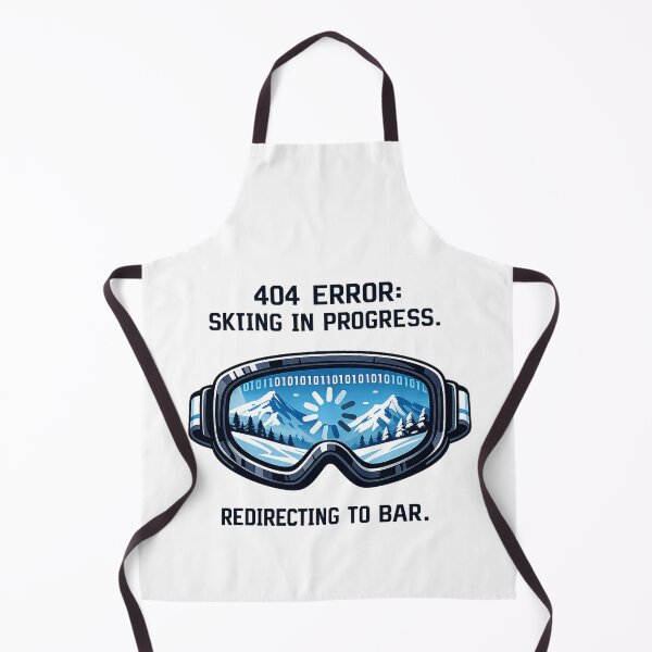 Item preview, 404 Error Skiing in Progress Apres Ski Tech Humor designed and sold by avinigav.