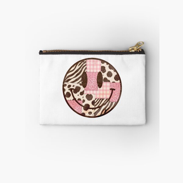 Item preview, Pink Patchwork Smiley Face designed and sold by Eliasmcclain.