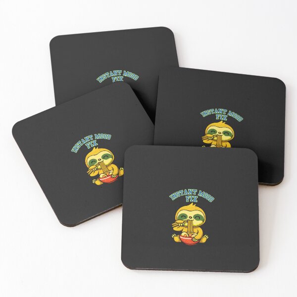 Item preview, Instant Mood Fix Sloth Eating Noodles | Cute Comfort Food Humor designed and sold by AdicretorDesign.