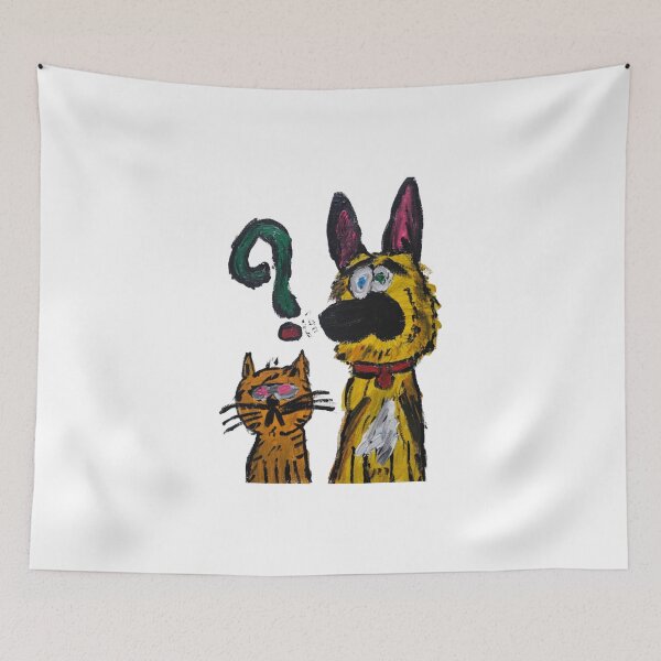 Item preview, Confusion in Color: The Dog and Cat Dilemma designed and sold by BeyondInkwell.