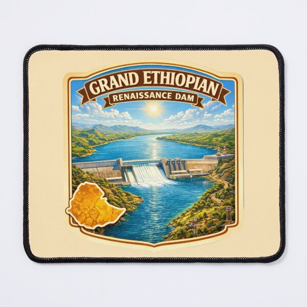 Item preview, Grand Ethiopian Renaissance Dam - Blue Nile, Ethiopia designed and sold by Myra365Art.
