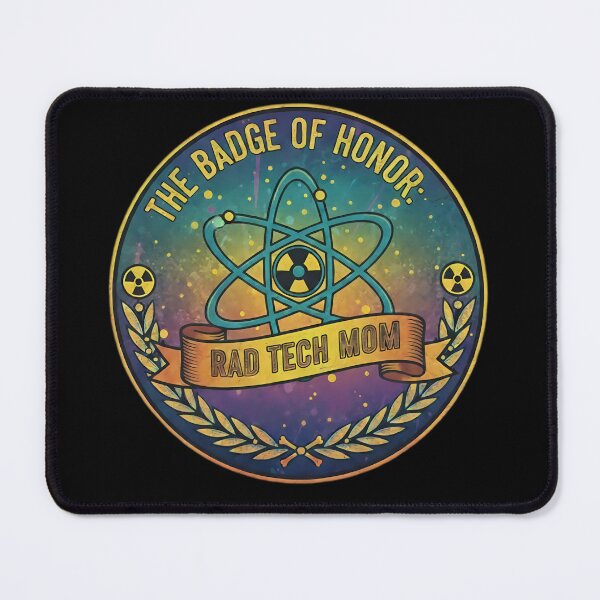 Item preview, Vintage Rad Tech Mom Badge - Radiology Technologist Retro Galaxy designed and sold by MyProfessionaltees.