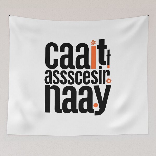 Item preview, Striking Modern Abstract Typography Graphic Artwork designed and sold by Jirada.
