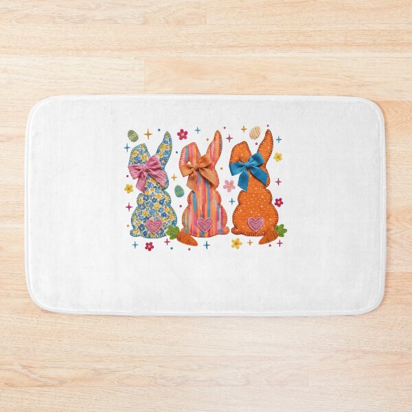 Item preview, Floral Easter Bunny Patchwork designed and sold by Eliasmcclain.