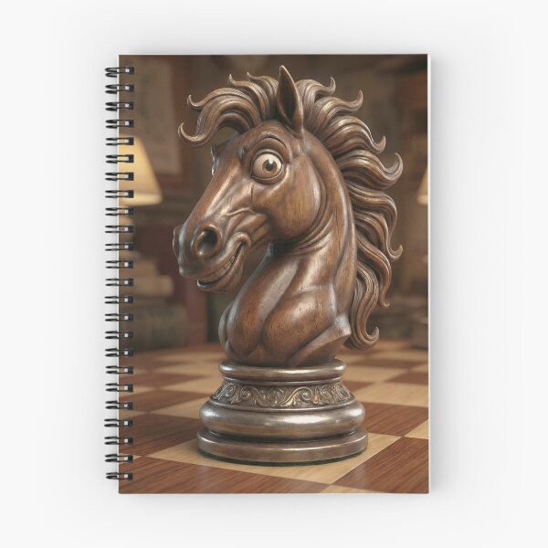 Item preview, Derpy Wooden Chess Knight - The Crazy Horse Meme designed and sold by PixMoody.