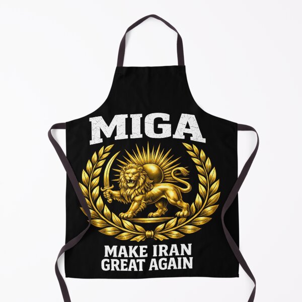 Item preview, MIGA Make Iran Great Again Lion And Sun Persian designed and sold by HUTEND.