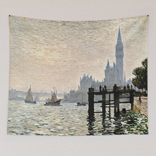 Item preview, Thames Waterfront - London's Riverside Splendor designed and sold by artdesignsnow.