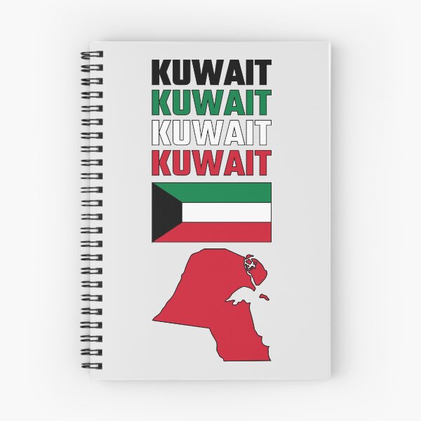 Item preview, Kuwait Flag Colors Typographic Map Design designed and sold by mashmosh.