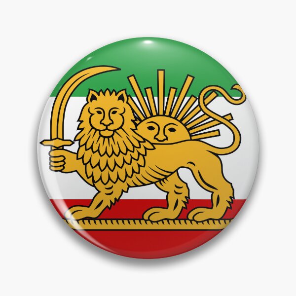 Item preview, Lion and Sun Iran Flag designed and sold by nvdmzn.