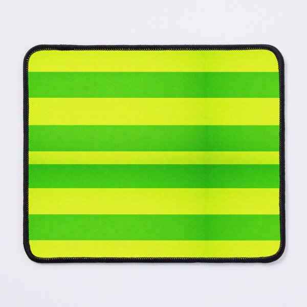 Item preview, Neon Green and Bright Lime Horizontal Stripes Pattern – Bold AI Generated Retro Texture designed and sold by Cleora Art .