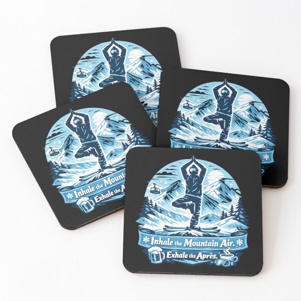 Item preview, Inhale the Mountain Air Exhale the Apres Ski Yoga designed and sold by avinigav.
