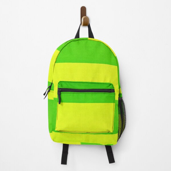 Item preview, Neon Green and Bright Lime Horizontal Stripes Pattern – Bold AI Generated Retro Texture designed and sold by Cleora Art .